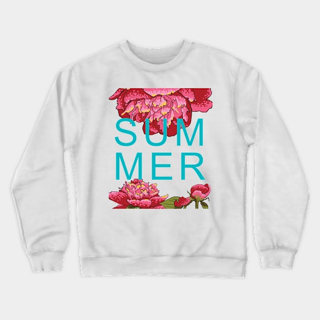 Summer #9 Crewneck Sweatshirt by Olga Berlet